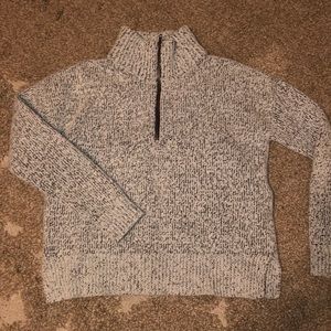 MADEWELL wool half zip sweater